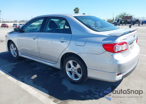 2011 Toyota Corolla S from USA, damaged, VIN 2T1BU4EE7BC651434